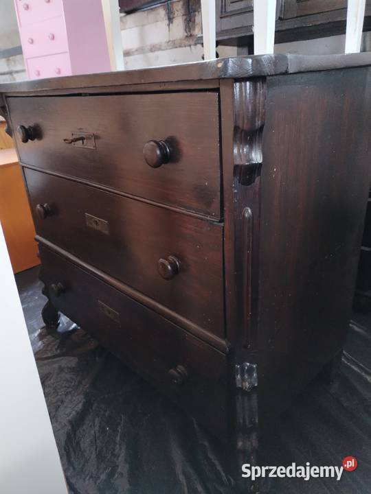 Komoda drewniana stoliki drewaniane Legnica