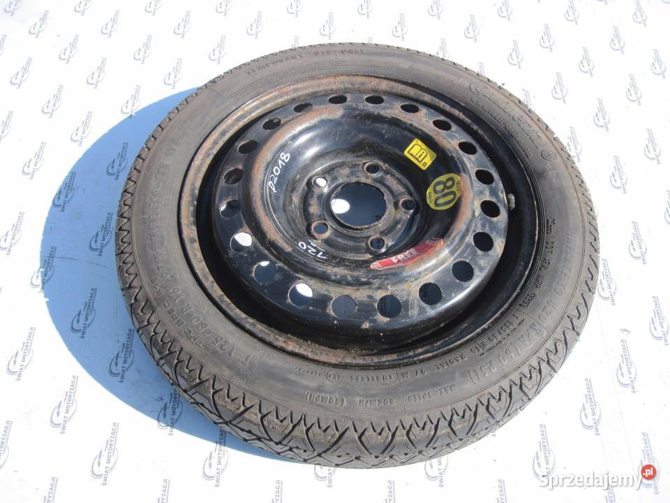 OPEL INSIGNIA A koło dojazdowe 1258016 97M 5x120