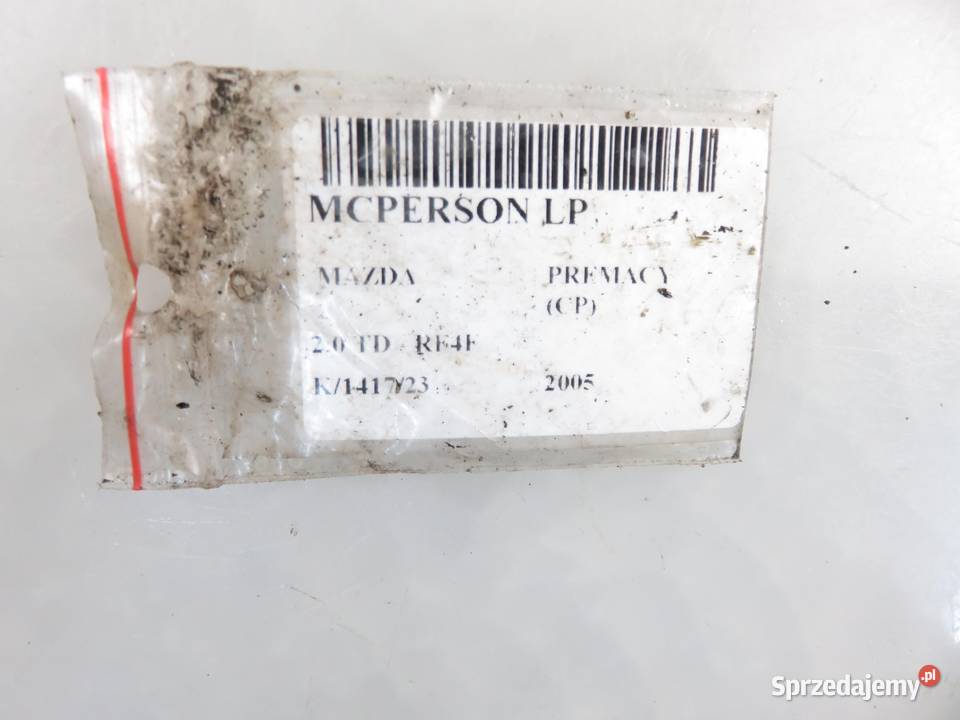 MCPERSON LEWY PRZEDNI MAZDA PREMACY 20 TD osobowe małopolskie sprzedam