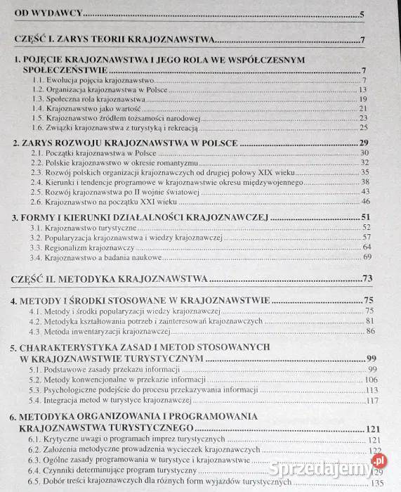 Krajoznawstwo Teoria i metodyka Z Kruczek A Chełm
