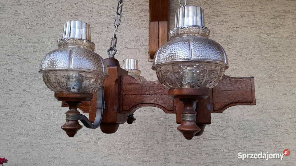 Lampa sufitowa żyrandol stylowy na belce na mazowieckie Garwolin