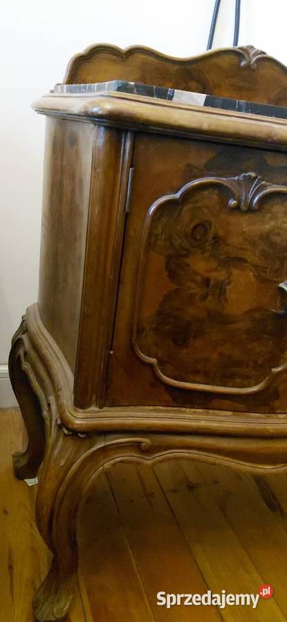 Stylowa szafka ludwikowska Nakastlik orzech 50cm mazowieckie Warszawa
