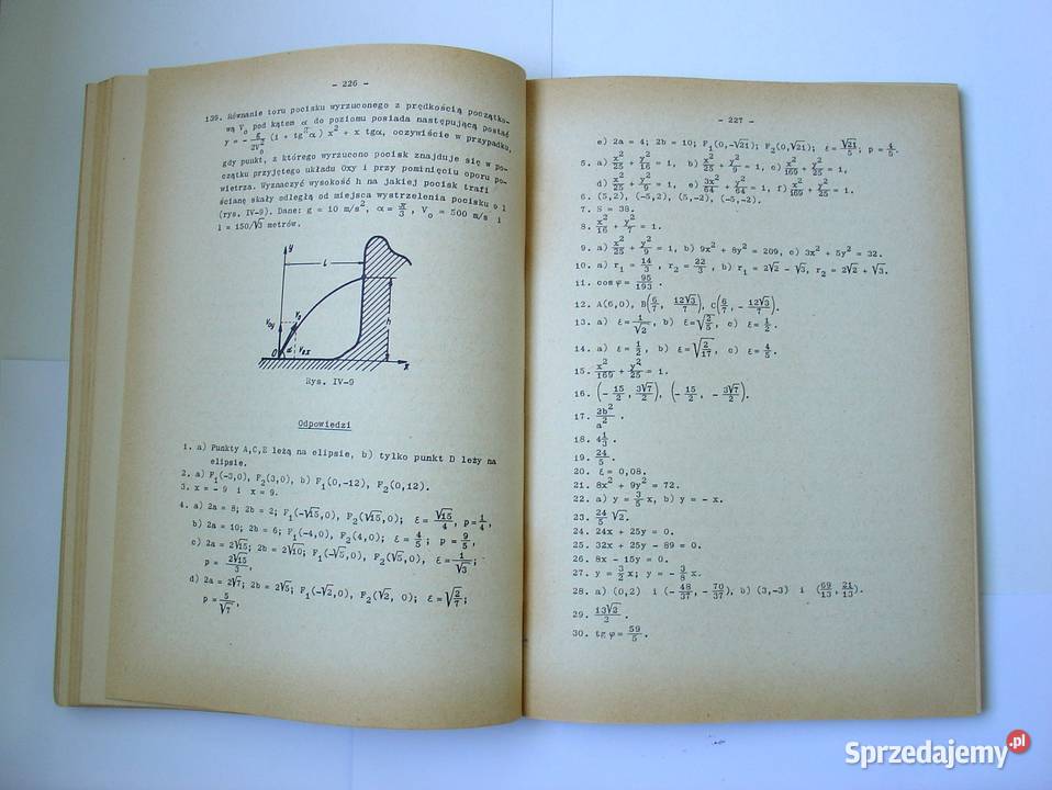 Geometria analityczna w zadaniach CzI i II łódzkie