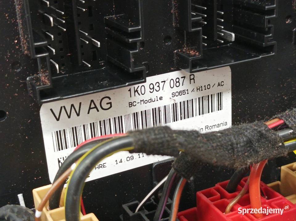 MODUŁ KOMFORTU 1K0937087R Skoda Superb II Rok produkcji 2012