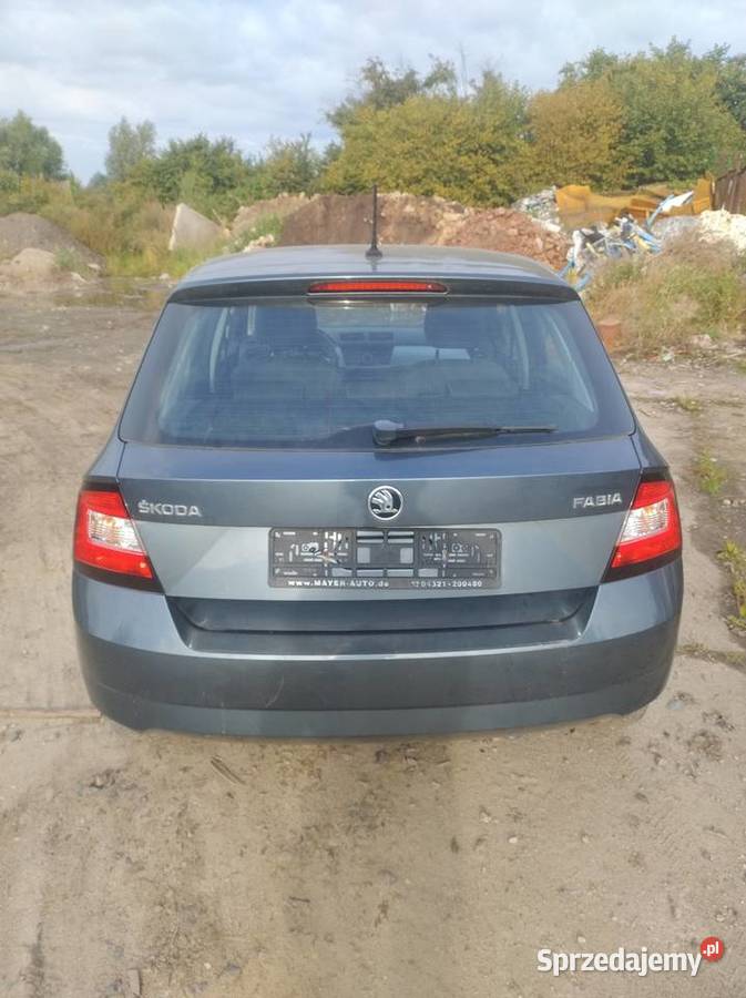 Skoda Fabia III 12 TSI 90 2015r Niemcy elektryczne lusterka Elbląg