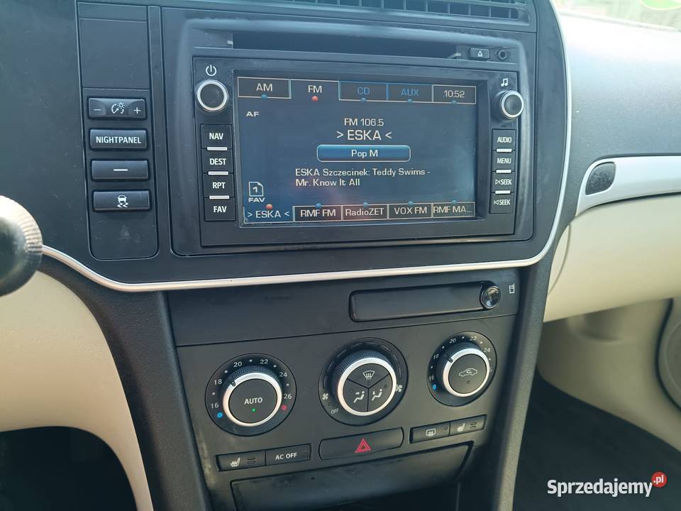 Saab 93 19 diesel 150 koni 2007 r radio Świdwin