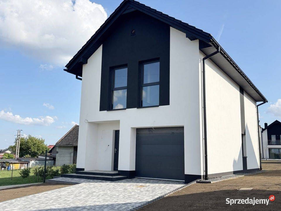 Szarów nowy dom z garażem działka 587m2