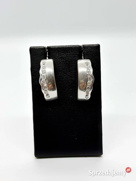Srebrne kolczyki pr 925 401g Sztyft Elbląg sprzedam