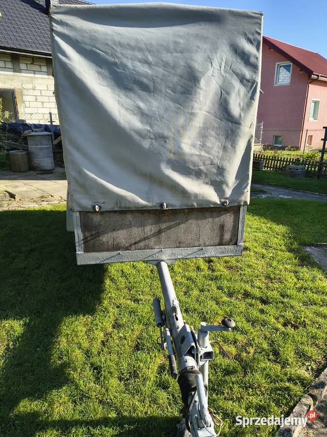 Przyczepa ciężarowa DMC 1250 jednoosiowa ważny podlaskie Łomża