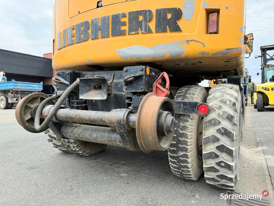 Koparka kolowa kolejowa Liebherr A 900 C ZW Klimatyzacja Warszawa