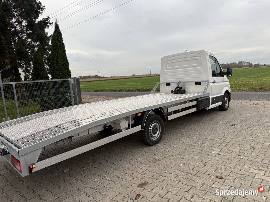 Volkswagen Crafter 20 autolaweta Pomoc Drogowa Rok produkcji 2018 Volkswagen Sobiesiernie