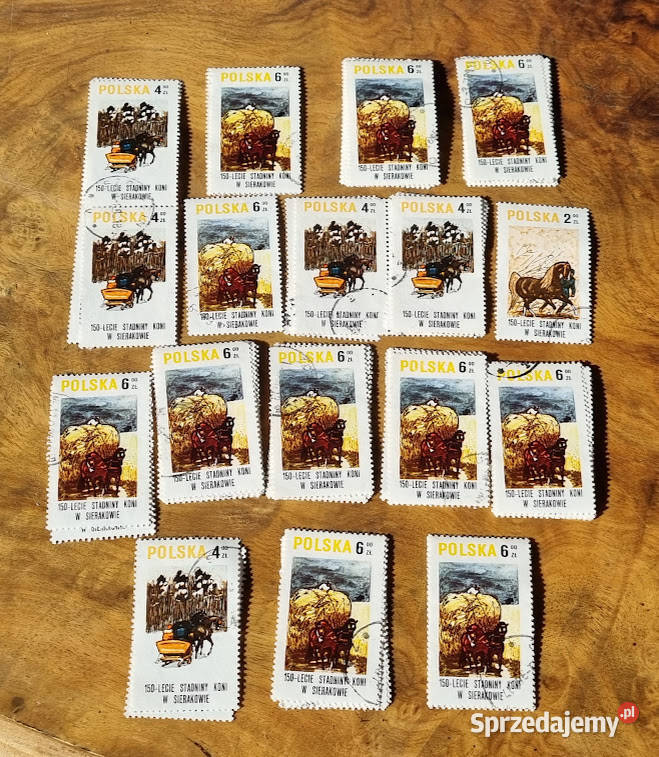 Znaczki różne stemplowane Zielona Góra sprzedam