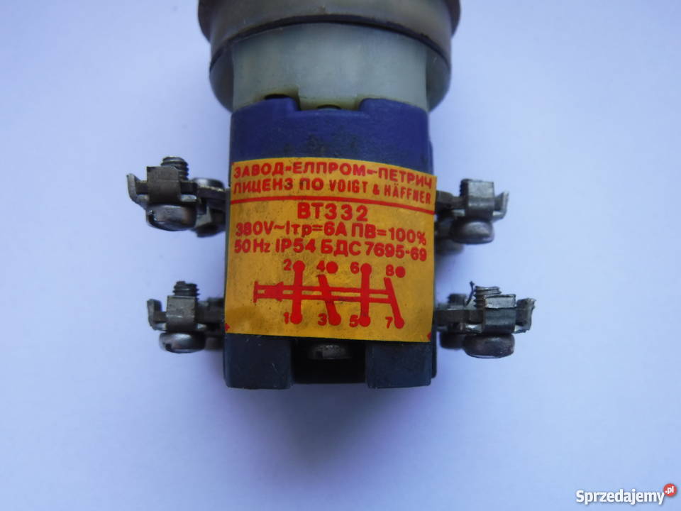 Przycisk sterowniczy BT332 IP54 380V 6A Nowy Szydłowiec