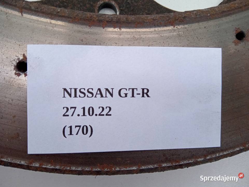 TARCZA HAMULCOWA NISSAN GTR GTR 1 Układ hamulcowy Nowy Tomyśl