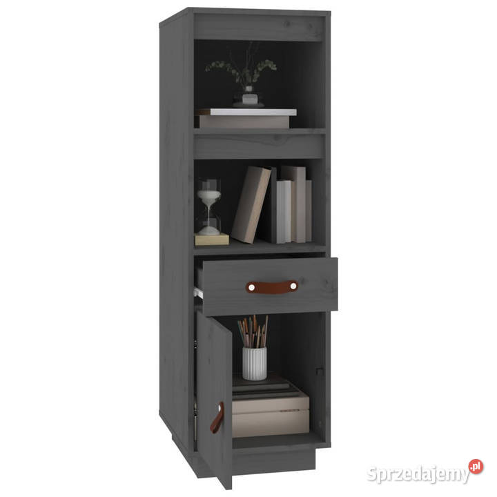 Szafka szara 34x40x1085 lite drewno sosnowe Warszawa