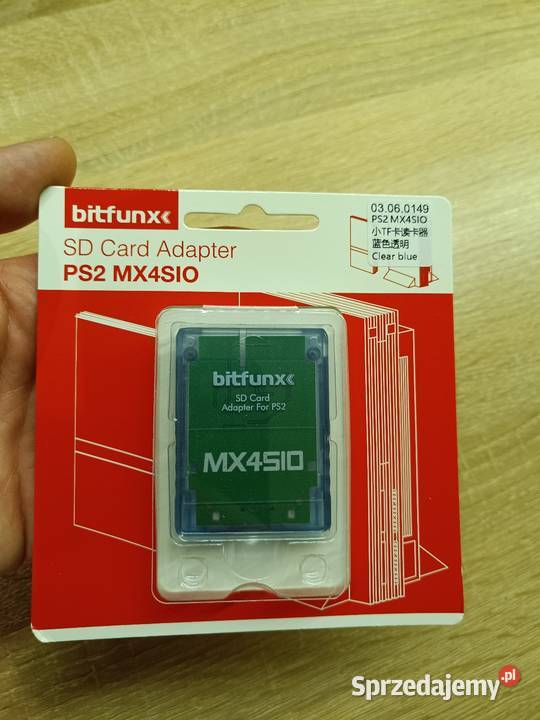 Spyro NFS GTA adapter MX4SIO niebieski microSD Pruszków