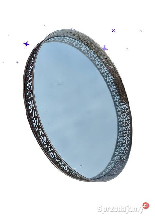 Lustro taca metalowa ramka Sędziejowice sprzedam