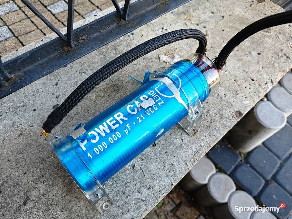 Kondensator car audio Dietz Power Cap 1F 1FARAD Elektronika