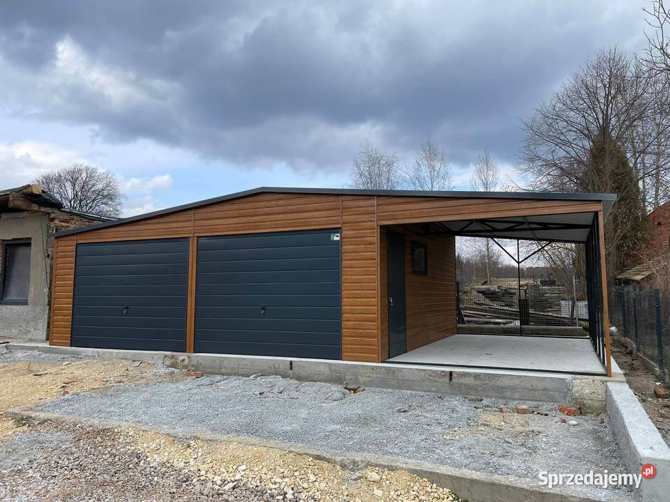 Garaż blaszany wiata Wzmocniony PROFILAMI Opole sprzedam