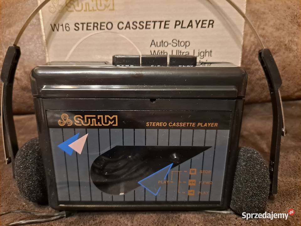 Walkman odtwarzacz kaset SUTHUM super stan Kraków sprzedam