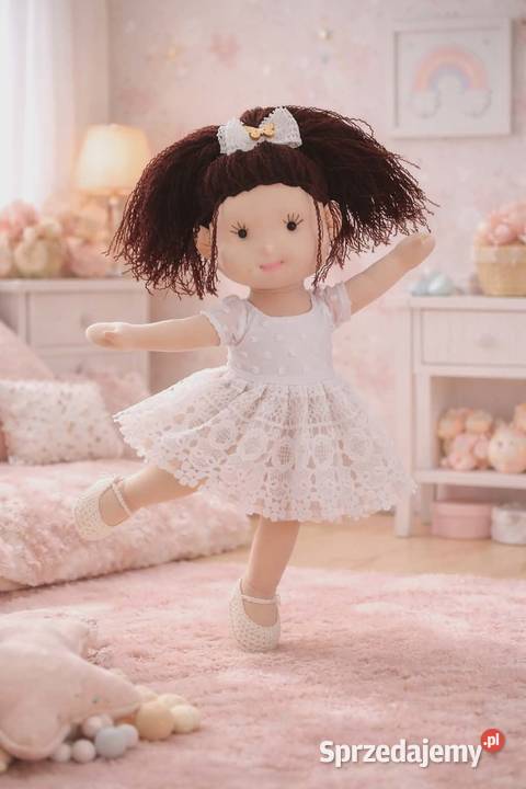 Lalka szmaciana stojąca i siedząca Lipnica