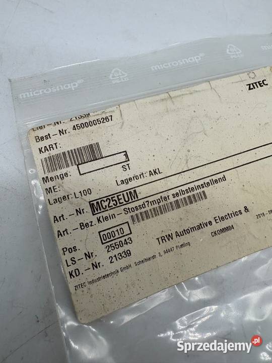 ZITEC Industrietechnik MC25EUM amortyzator Warszawa