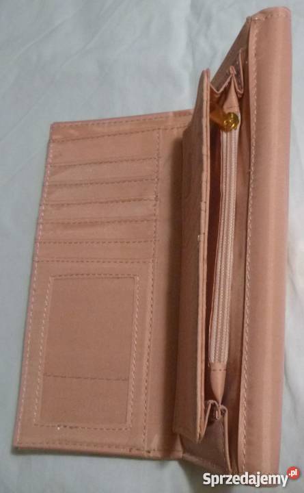 Jasnoróżowy portfel Dla kobiet Warszawa