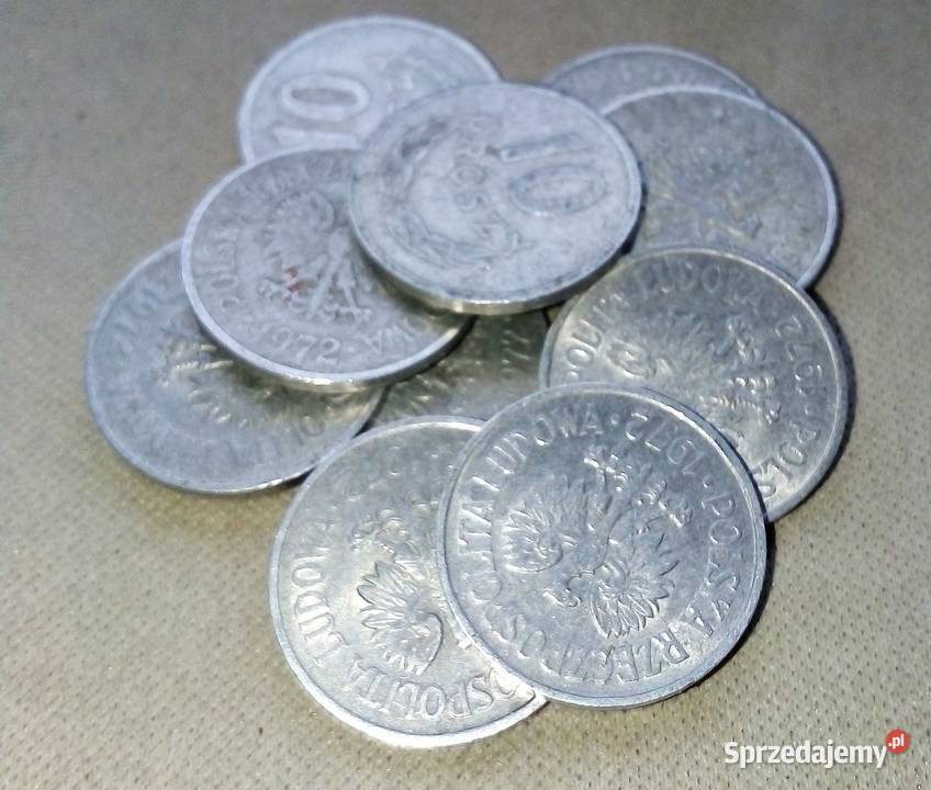 POLSKA10 GROSZY1972 r zzmAL9 SZTUK Numizmatyka Legionowo