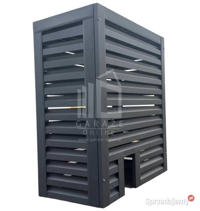 Osłona pompy ciepła 110x50x150 antracyt ID489