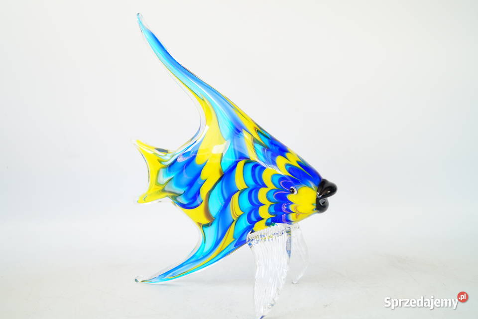 Figura szklana figura Murano style ryba rybka Gizałki sprzedam