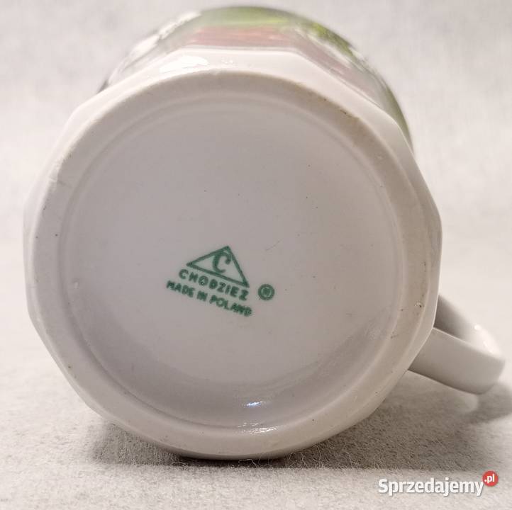 Chodzież Porcelanowy Kubek Wiśnia Wiśnie łódzkie sprzedam