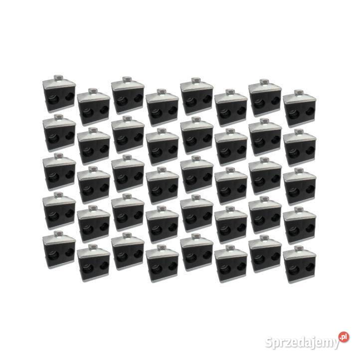 40x Obejma Podwójna 12 mm Mocowanie Przewodów kujawsko-pomorskie Solec Kujawski