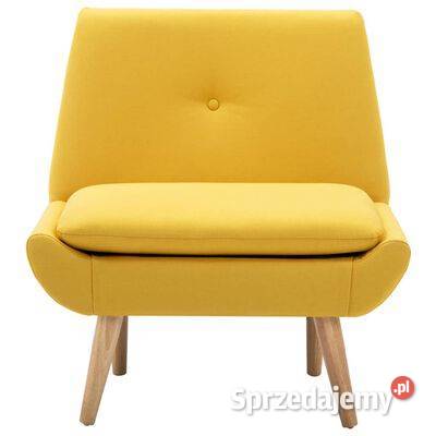 vidaXL Fotel żółty tkanina246986 Warszawa sprzedam