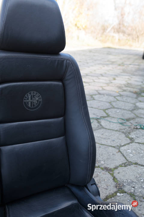 Fotel Alfa Romeo GTV 916 skórzany czarny Częstochowa