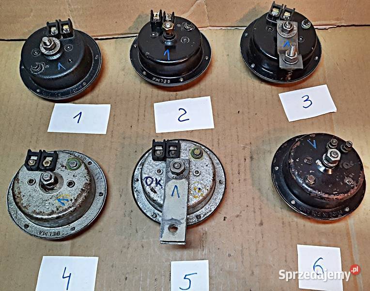 Sygnał dźwiękowy sygnały BELMA 12 V osobowe Ostrów Wielkopolski sprzedam