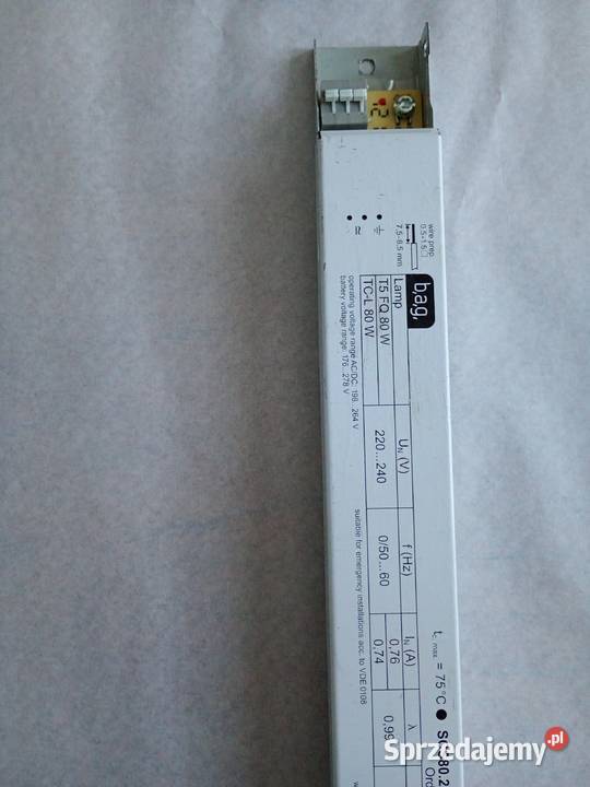 Statecznik elektroniczny 2x80W T5 Bag Pabianice sprzedam