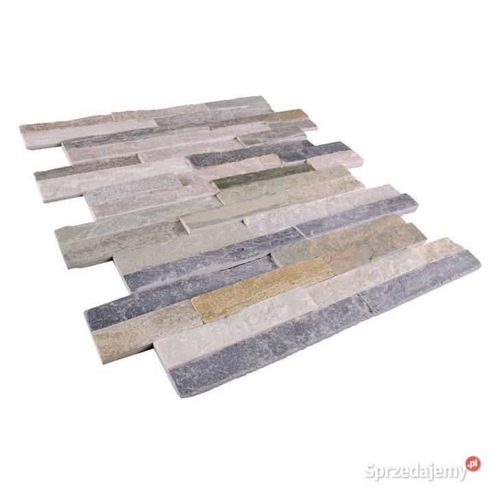 Panel ścienny Łupek Stackstone Beige 10x36x0813 Płytki elewacyjne pomorskie Gdynia
