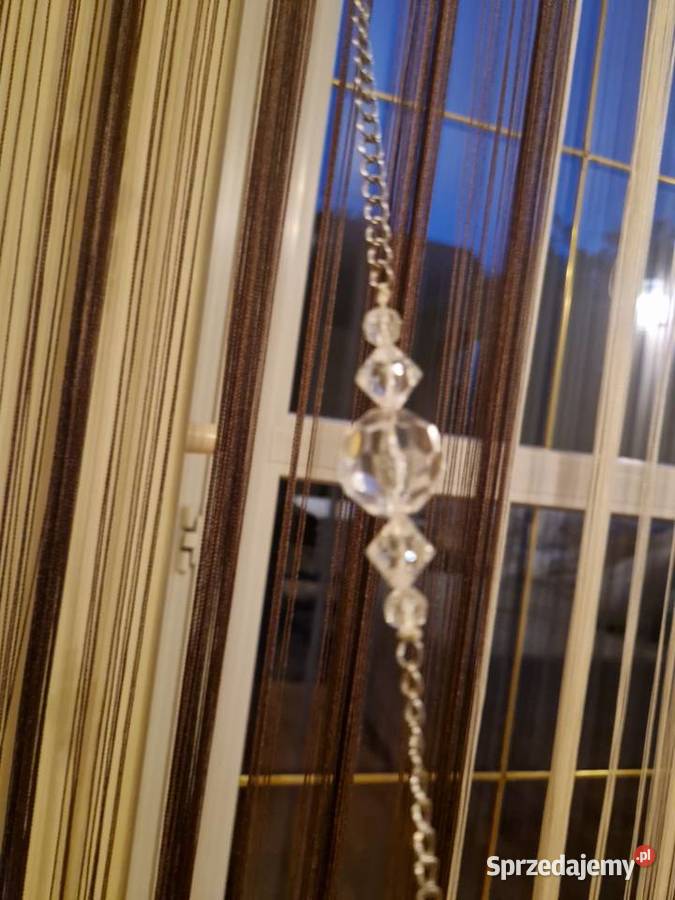 Zawieszka koraliki na łańcuszku do firan zasłon Radom