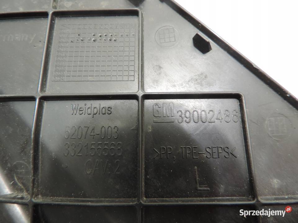 OPEL Astra K V Kierownica powietrza 39002486 kujawsko-pomorskie