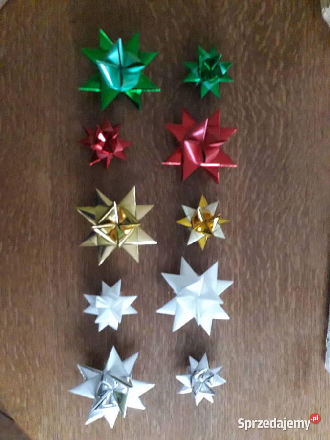 Gwiazdki papierowe okolicznościowe
