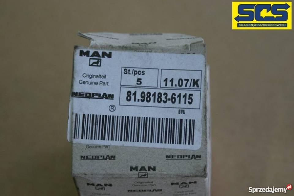 MAN ZŁĄCZKI PRZEWODÓW PNEUMATYCZNYCH 81981836115