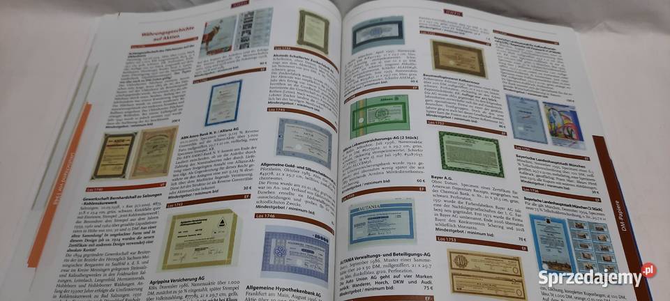 katalog aukcyjny papierów wartościowych 60 Warszawa