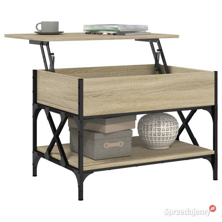 Stolik kawowy dąb sonoma 70x50x50 WM845352