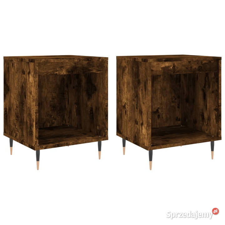 Szafki nocne 2 przydymiony dąb 40x35x50 WM830711 sprzedam