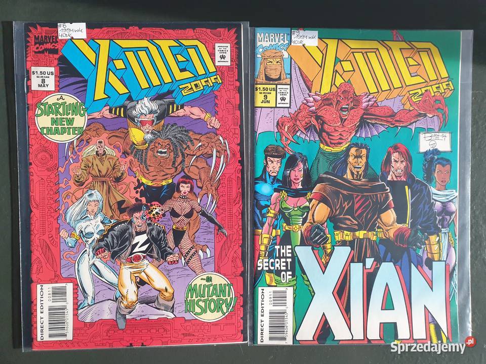 XMen 2099 i inne 14 oryginalnych komiksów Marvel Gdynia