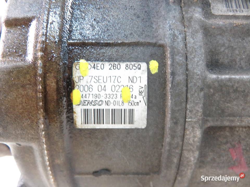 KOMPRESOR KLIMATYZACJI AUDI Q7 42 FSI 4E0260805Q