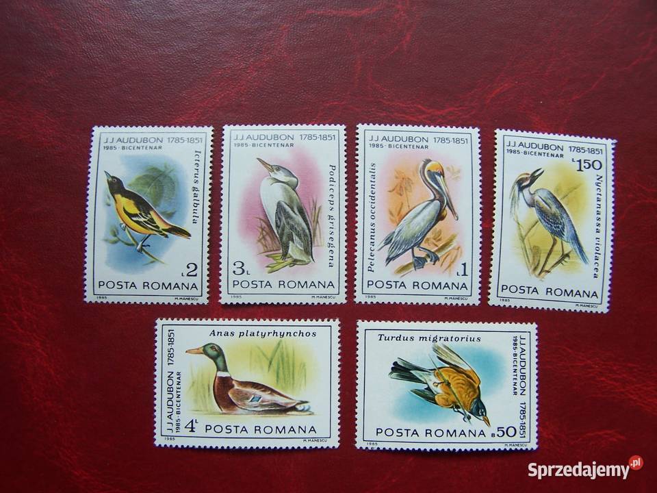Rumunia 1985 MNH Mi 414954 Fauna Ptaki