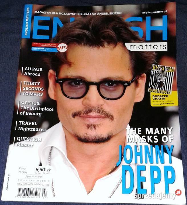 English Matters The many masks of Johnny Deep 53 Chełm