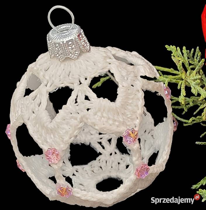 Bombki choinkowe ażurowe ręcznie wykonane 4 Krzywaczka