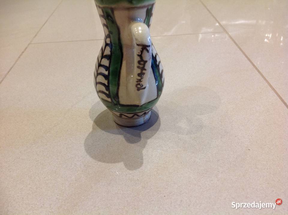 Mały Wazonik Ceramiczny Ręcznie Malowany sprzedam